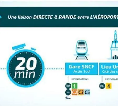 T2 De Charme Hyper Centre,parking Prive * נאנט